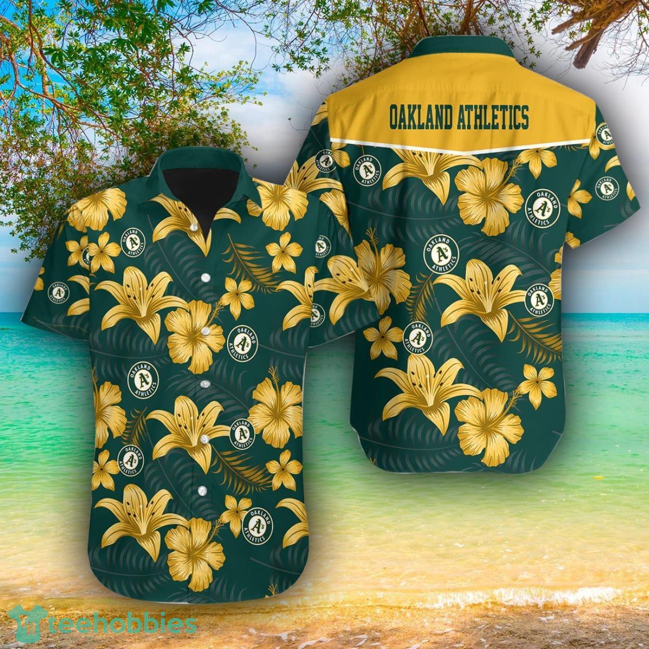 Oakland Athletics AOP Hawaiian Shirt For Men And Women Summer Gift Product Photo 1
