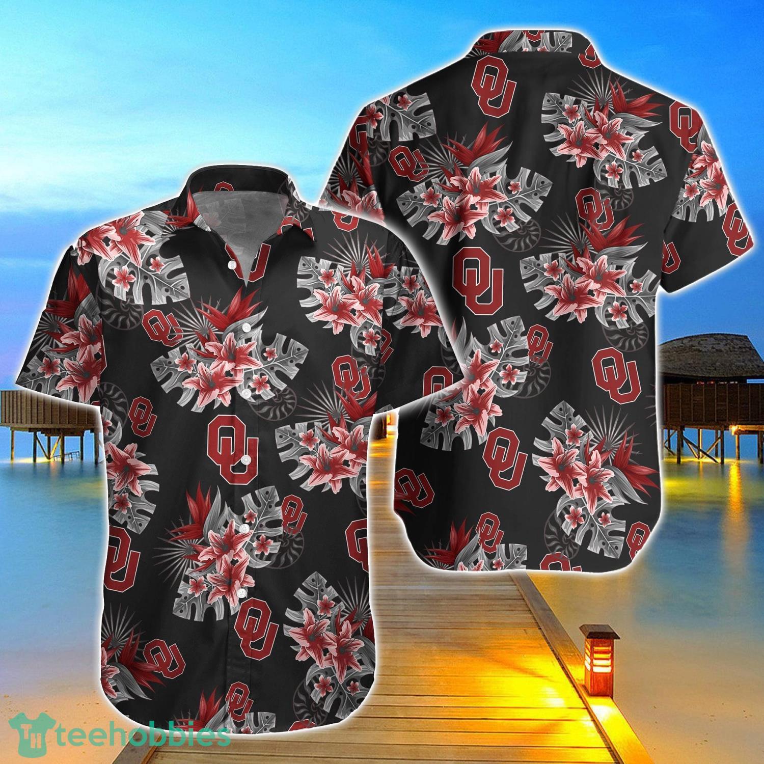 Oklahoma Sooners Tide Aloha Hawaiian Shirt Gifts For Summer Vacation Product Photo 1