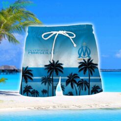 Olympique de Marseille Coconut Aloha Hawaiian Shirt And Shorts Beach Set For Men And Women Product Photo 2