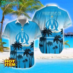 Olympique de Marseille Coconut Aloha Hawaiian Shirt And Shorts Beach Set For Men And Women Product Photo 1