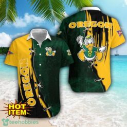 Oregon Ducks Logo Team Printed 3D Hawaiian Shirt Beach Summer Gift Product Photo 1