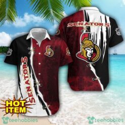 Ottawa Senators Logo Team Printed 3D Hawaiian Shirt Beach Summer Gift Product Photo 1