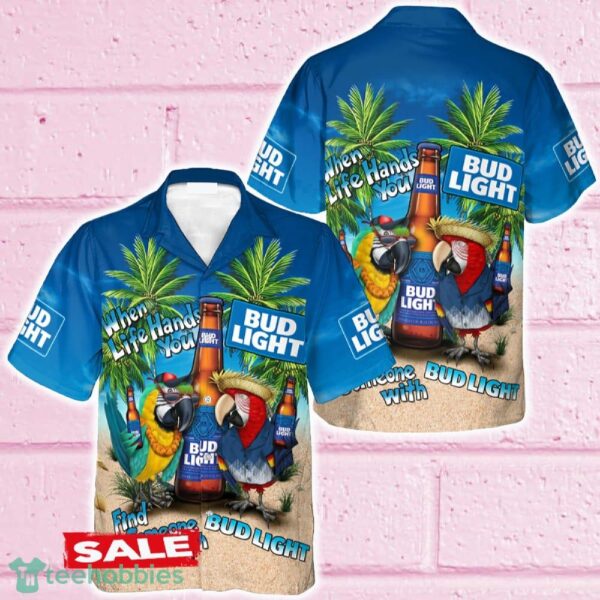 Parrot Bud Light Hawaiian Shirt Beer For Men Women Summer Beach - Parrot Bud Light Hawaiian Shirt Beer For Men Women Summer Beach