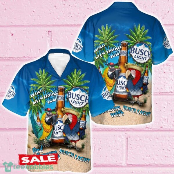 Parrot Busch Light Hawaiian Shirt Beer For Men Women Summer Beach - Parrot Busch Light Hawaiian Shirt Beer For Men Women Summer Beach