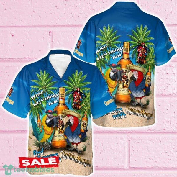 Parrot Captain Morgan Hawaiian Shirt Beer For Men Women Summer Beach - Parrot Captain Morgan Hawaiian Shirt Beer For Men Women Summer Beach