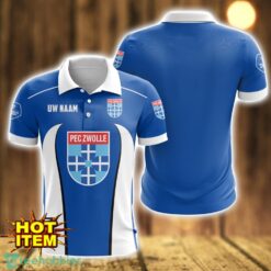 PEC Zwolle 3D Polo Shirt Personalized Name Gift Ideas For Fans Product Photo 1