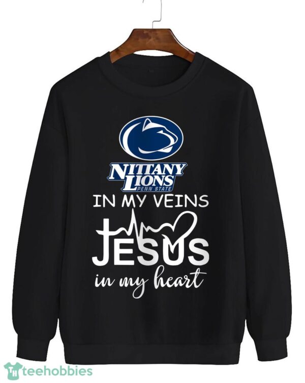 Penn State Nittany Lions Jesus T-Shirt Hoodie Sweatshirt Product Photo 2