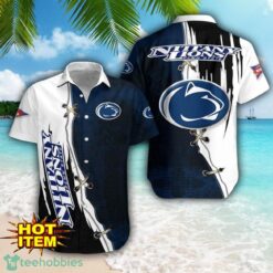 Penn State Nittany Lions Logo Team Printed 3D Hawaiian Shirt Beach Summer Gift Product Photo 1