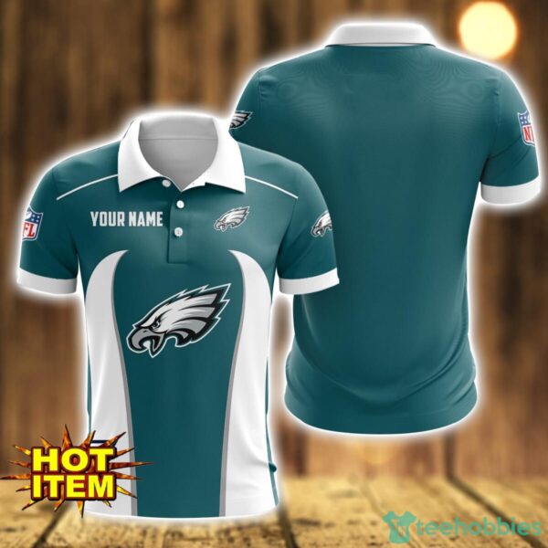 Philadelphia Eagles 3D Polo Shirt Personalized Name Gift Ideas For Fans Product Photo 1