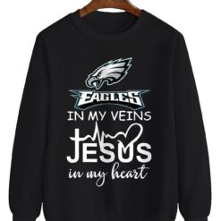 Philadelphia Eagles Jesus T-Shirt Hoodie Sweatshirt Product Photo 2