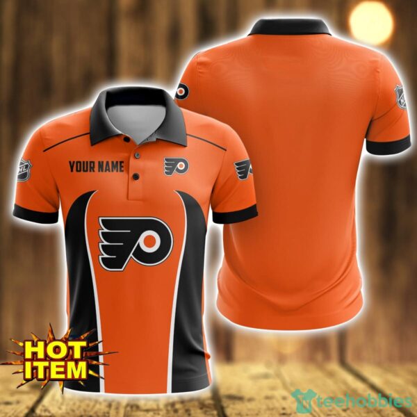 Philadelphia Flyers 3D Polo Shirt Personalized Name Gift Ideas For Fans Product Photo 1