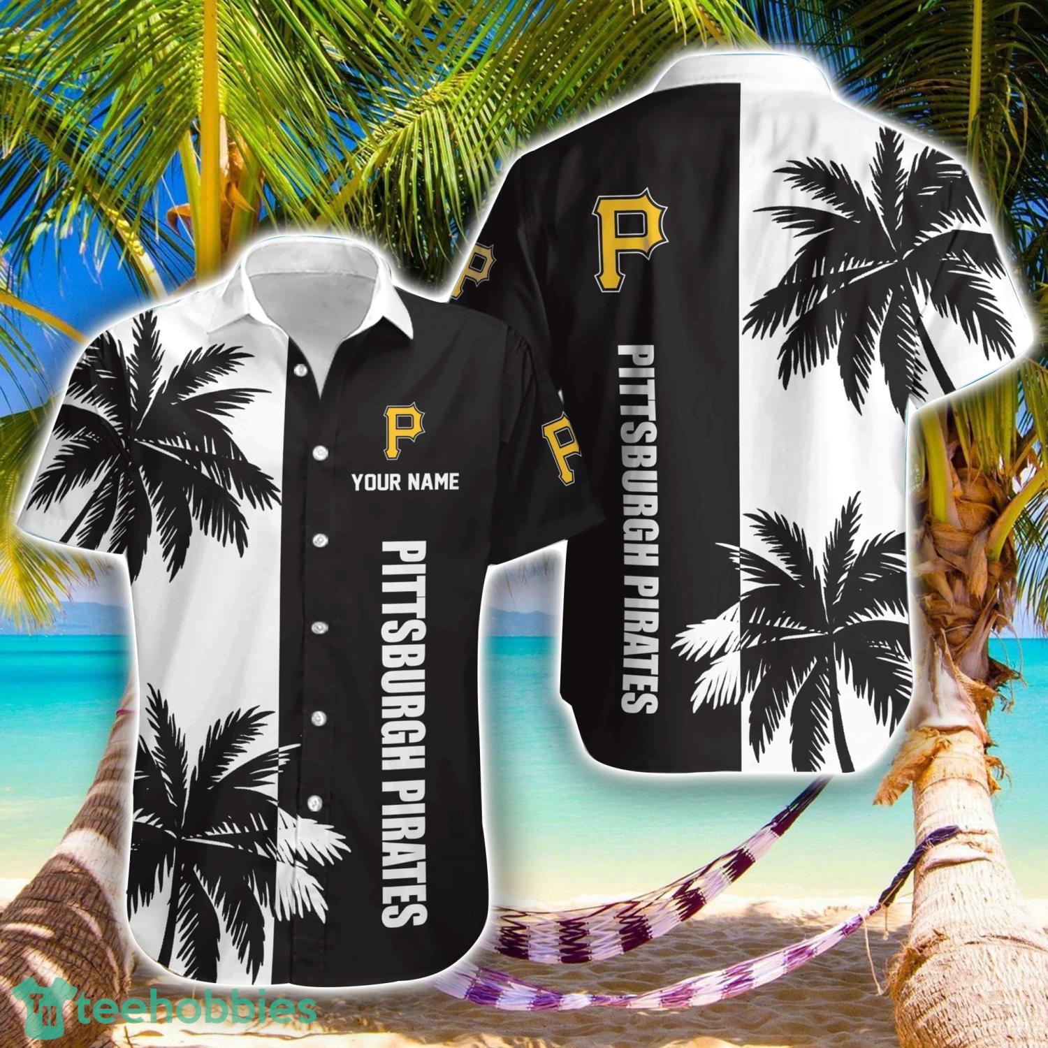 Pittsburgh Pirates MLB Beach Coconut Hawaiian Shirt Trending Summer Gift Custom Name Product Photo 1
