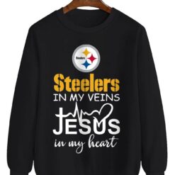 Pittsburgh Steelers Jesus T-Shirt Hoodie Sweatshirt Product Photo 2