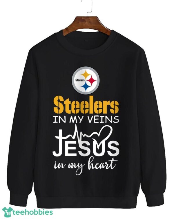 Pittsburgh Steelers Jesus T-Shirt Hoodie Sweatshirt Product Photo 2