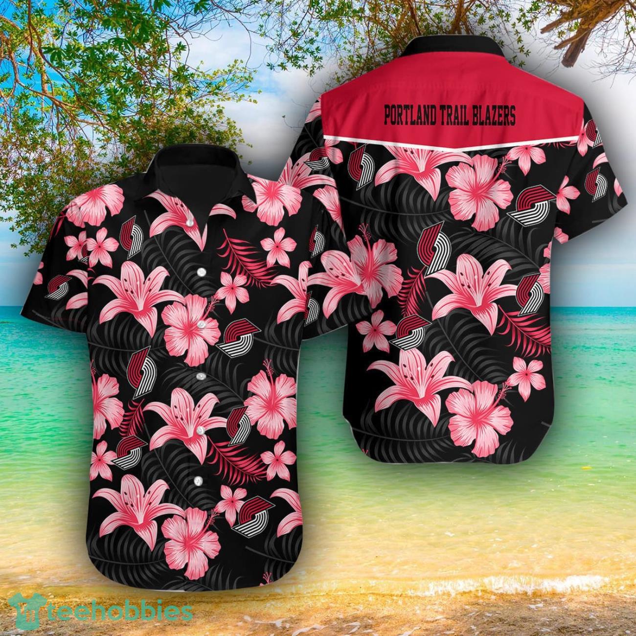 Portland Trail Blazers AOP Hawaiian Shirt For Men And Women Summer Gift Product Photo 1