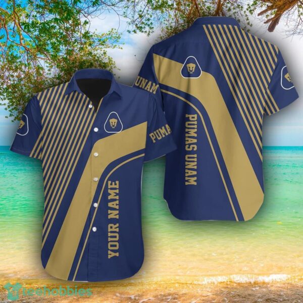 Pumas UNAM AOP Hawaiian Shirt For Men And Women Summer Gift Custom Name Product Photo 1