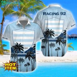 Racing 92 Coconut Aloha Hawaiian Shirt And Shorts Beach Set For Men And Women Product Photo 1