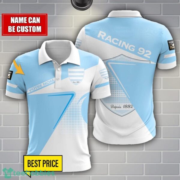 Racing 92 Polo Shirt Personalized Name Product Photo 1