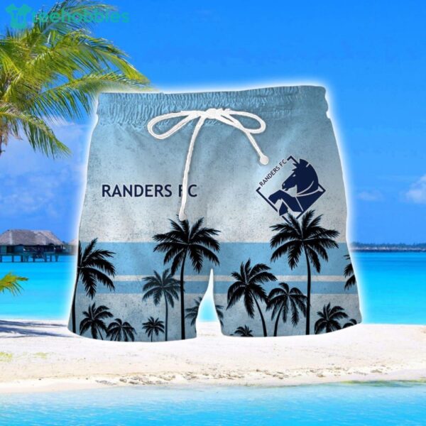Randers FC Coconut Aloha Hawaiian Shirt And Shorts Beach Set For Men And Women Product Photo 2