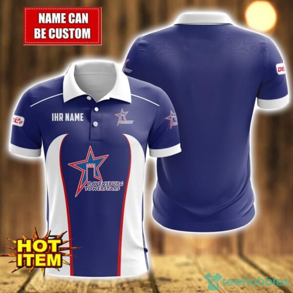 Ravensburg Towerstars 3D Polo Shirt Personalized Name Gift Ideas For Fans Product Photo 1