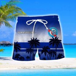 RC Strasbourg Alsace Coconut Aloha Hawaiian Shirt And Shorts Beach Set For Men And Women Product Photo 2