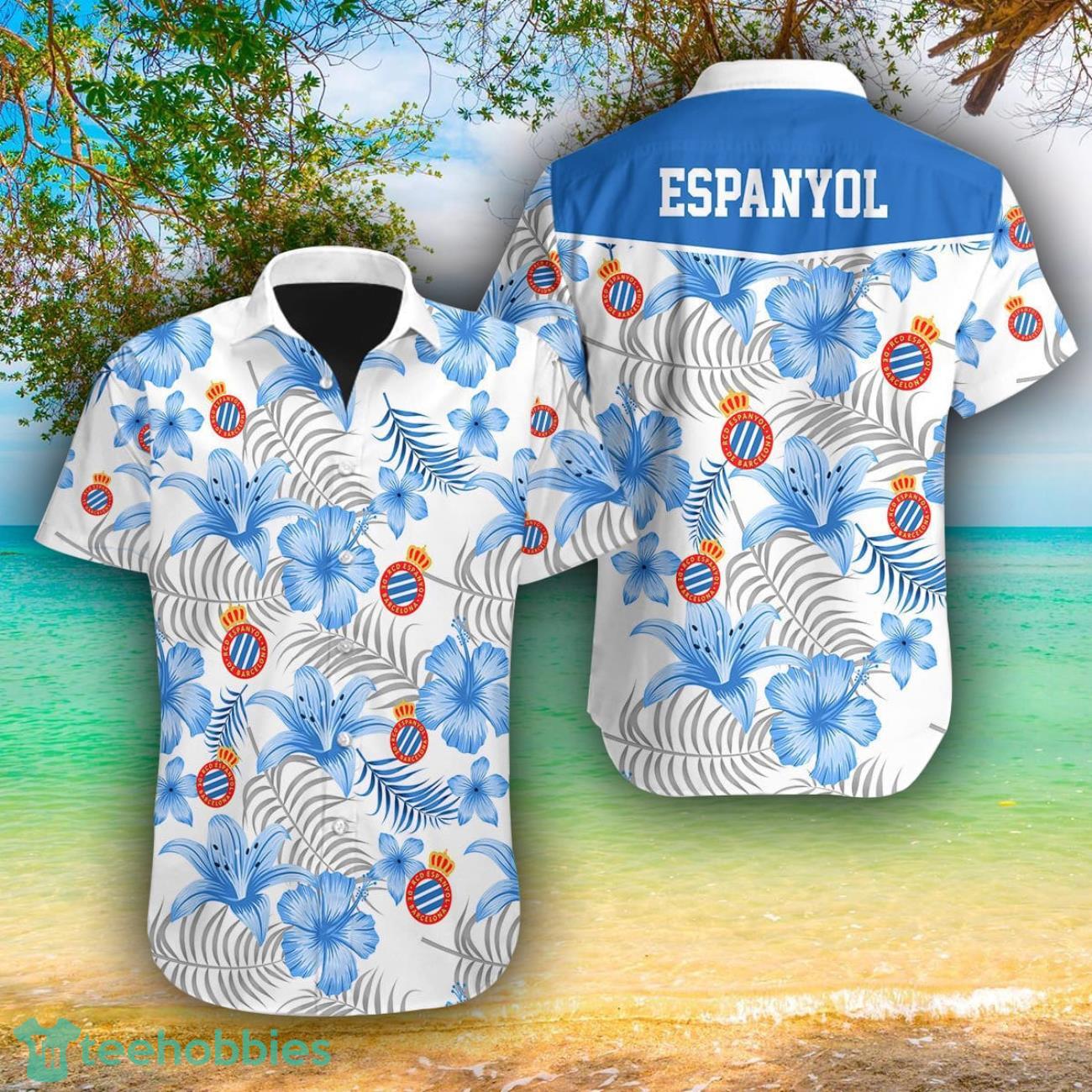 RCD Espanyol AOP Hawaiian Shirt For Men And Women Summer Gift Product Photo 1