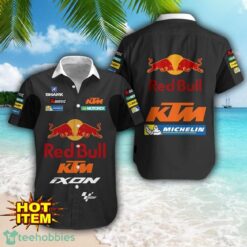 Red Bull KTM Factory Racing Logo Team Printed 3D Hawaiian Shirt Beach Summer Gift Product Photo 1