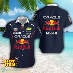 Red Bull Racing Logo Team Printed 3D Hawaiian Shirt Beach Summer Gift Product Photo 1