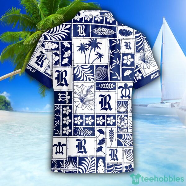 Rice Owls Hawaiian Shirt 3D Hawaiian Shirt Special Beach Pattern Hawaii Shirt Product Photo 3
