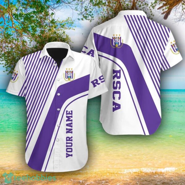 R.S.C. Anderlecht AOP Hawaiian Shirt For Men And Women Summer Gift Custom Name Product Photo 1