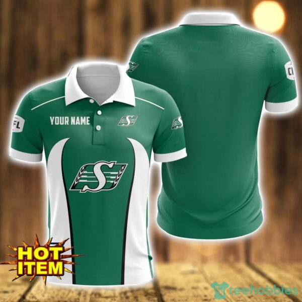 Saskatchewan Roughriders 3D Polo Shirt Personalized Name Gift Ideas For Fans Product Photo 1