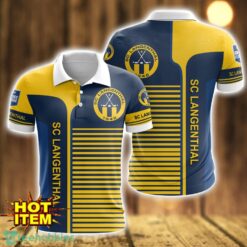 SC Langenthal Striped 3D Polo Shirt For Men Product Photo 1
