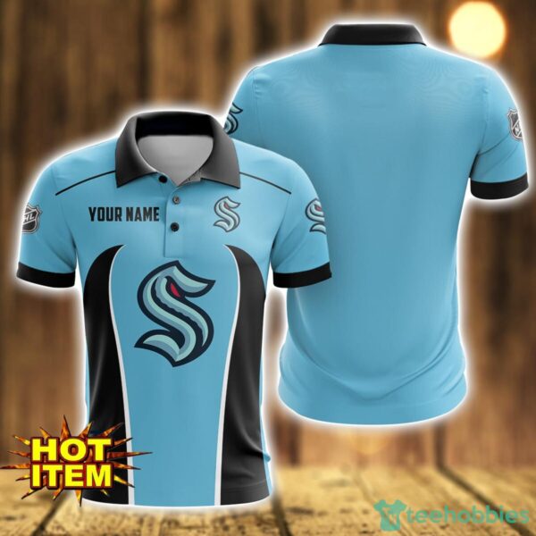 Seattle Kraken 3D Polo Shirt Personalized Name Gift Ideas For Fans Product Photo 1