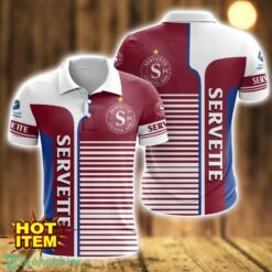 Servette FC Striped 3D Polo Shirt For Men Product Photo 1