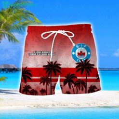 Silkeborg IF Coconut Aloha Hawaiian Shirt And Shorts Beach Set For Men And Women image Silkeborg IF Coconut Aloha Hawaiian Shirt And Shorts Beach Set For Men And Women Product Photo 2