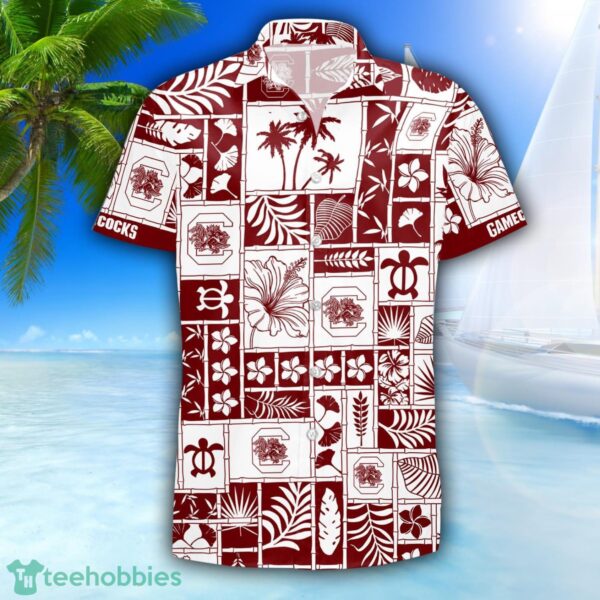South Carolina Gamecocks 3D Hawaiian Shirt Special Beach Pattern Hawaii Shirt Product Photo 2