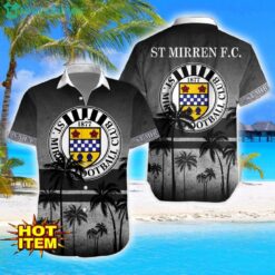 St Mirren F.C. Coconut Aloha Hawaiian Shirt And Shorts Beach Set For Men And Women Product Photo 2