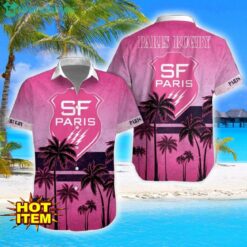 Stade Francais Coconut Aloha Hawaiian Shirt And Shorts Beach Set For Men And Women Product Photo 1
