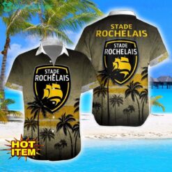 Stade Rochelais Coconut Aloha Hawaiian Shirt And Shorts Beach Set For Men And Women Product Photo 1
