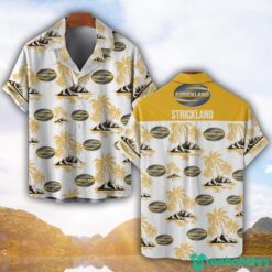 Strickland Yellow Coconut Pattern Combo 3D Hawaiian Shirt And Shorts Product Photo 1