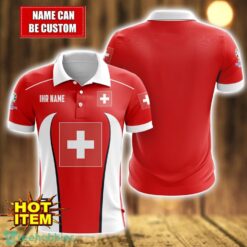 Switzerland national football team 3D Polo Shirt Personalized Name Gift Ideas For Fans Product Photo 1