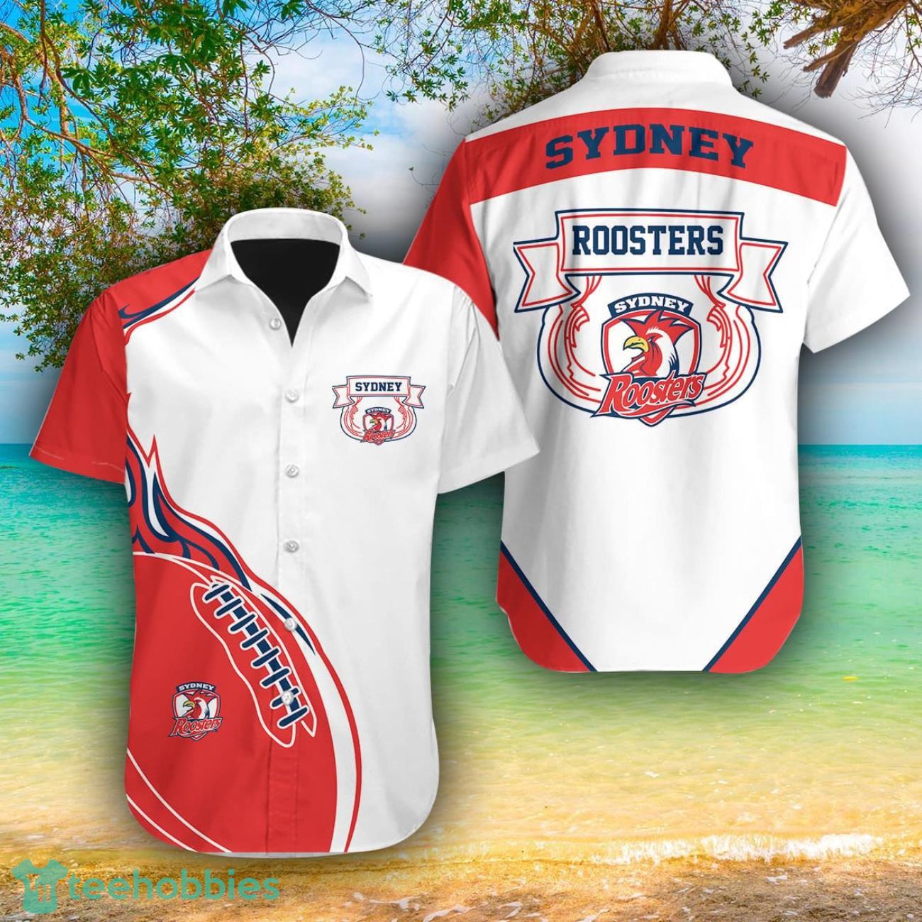 Sydney Roosters 3D Hawaii Shirt image Sydney Roosters 3D Hawaii Shirt Product Photo 1