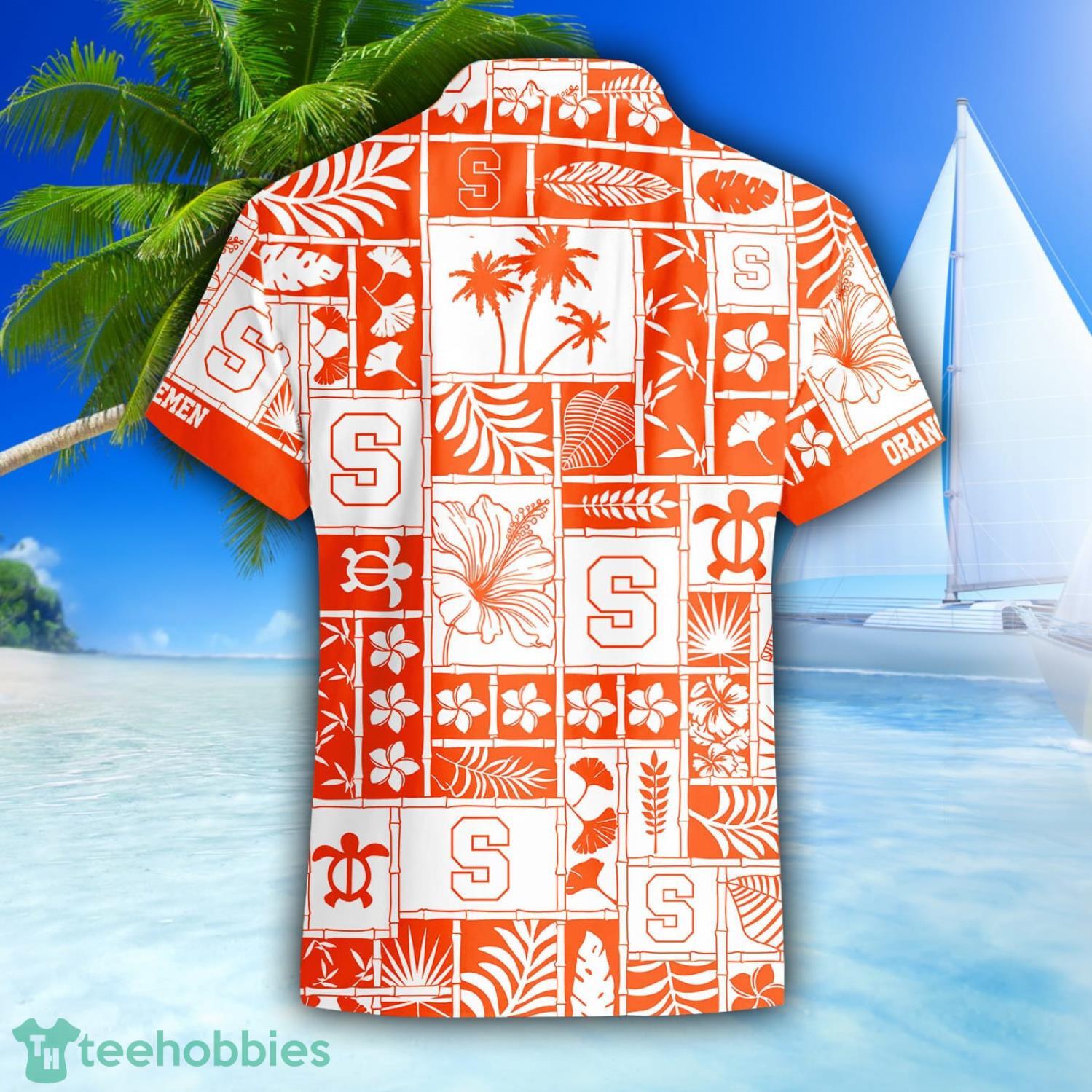 Syracuse Orange 3D Hawaiian Shirt Special Beach Pattern Hawaii Shirt Syracuse Orange 3D Hawaiian Shirt Special Beach Pattern Hawaii Shirt Product Photo 3