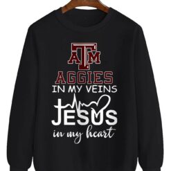 Texas A&M Aggies Jesus T-Shirt Hoodie Sweatshirt Product Photo 1