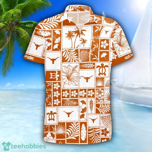 Texas Longhorns 3D Hawaiian Shirt Special Beach Pattern Hawaii Shirt Product Photo 2