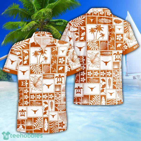 Texas Longhorns 3D Hawaiian Shirt Special Beach Pattern Hawaii Shirt Product Photo 1