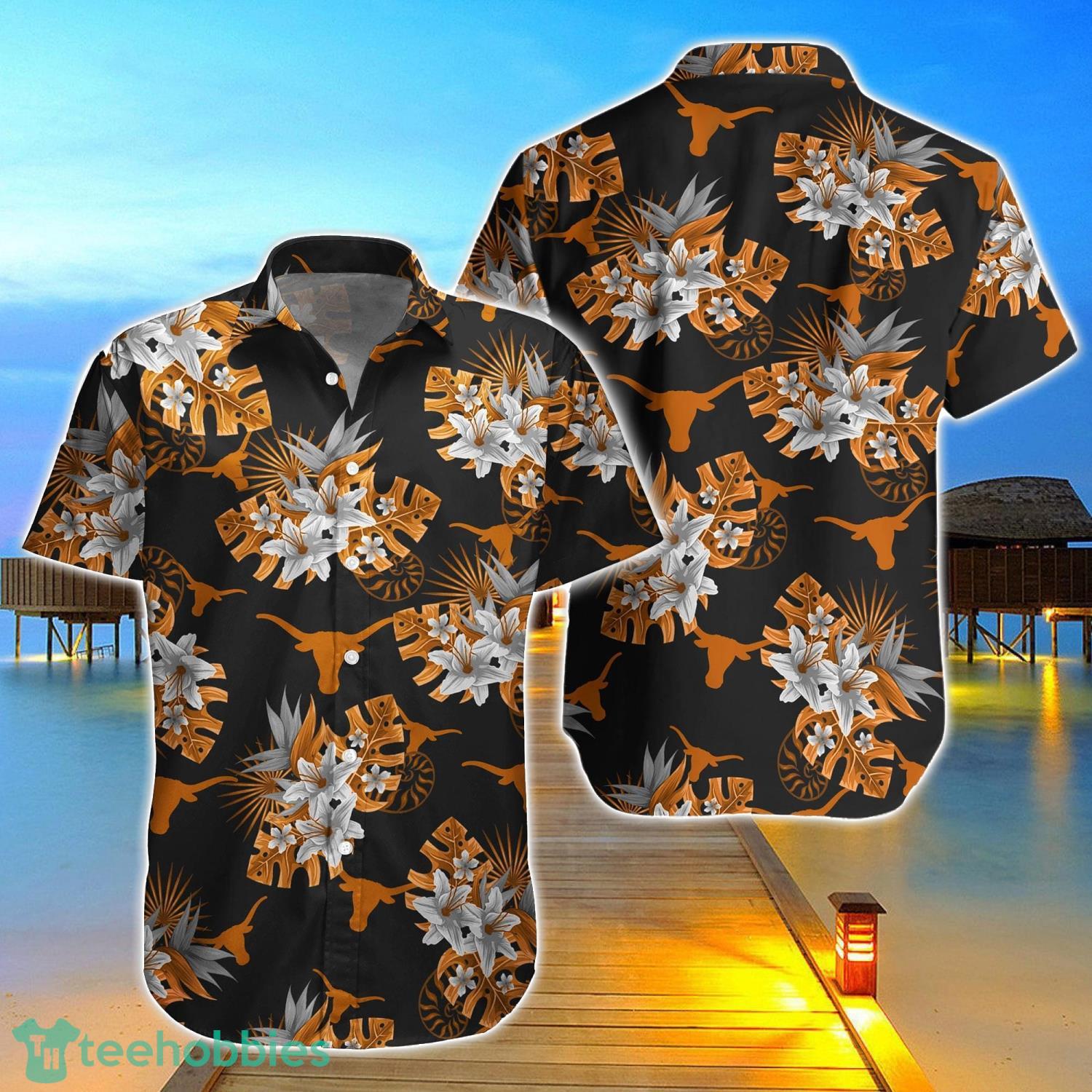 Texas Longhorns Aloha Hawaiian Shirt Gifts For Summer Vacation Product Photo 1