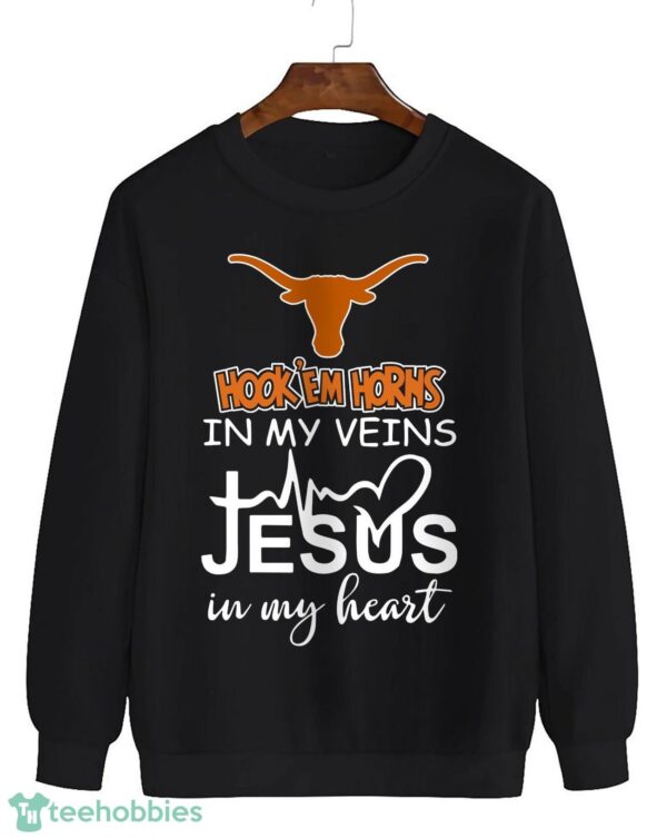 Texas Longhorns Jesus T-Shirt Hoodie Sweatshirt Product Photo 2