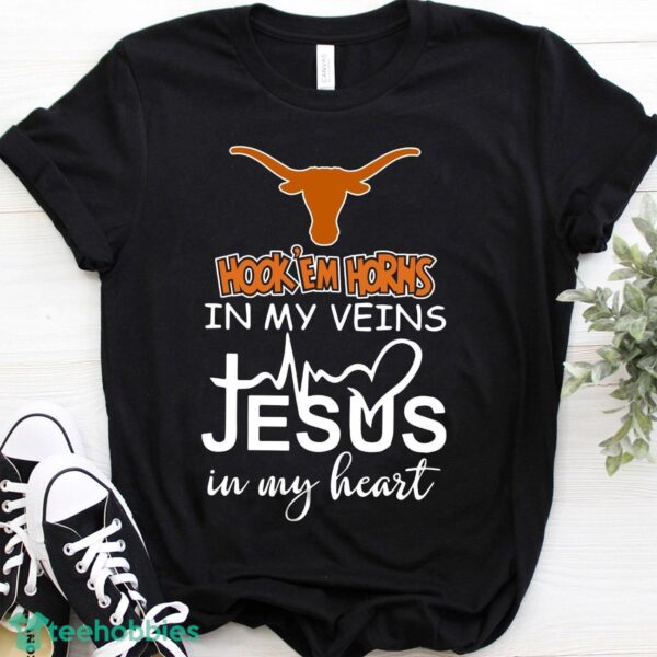 Texas Longhorns Jesus T-Shirt Hoodie Sweatshirt Product Photo 3
