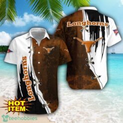 Texas Longhorns Logo Team Printed 3D Hawaiian Shirt Beach Summer Gift Product Photo 1